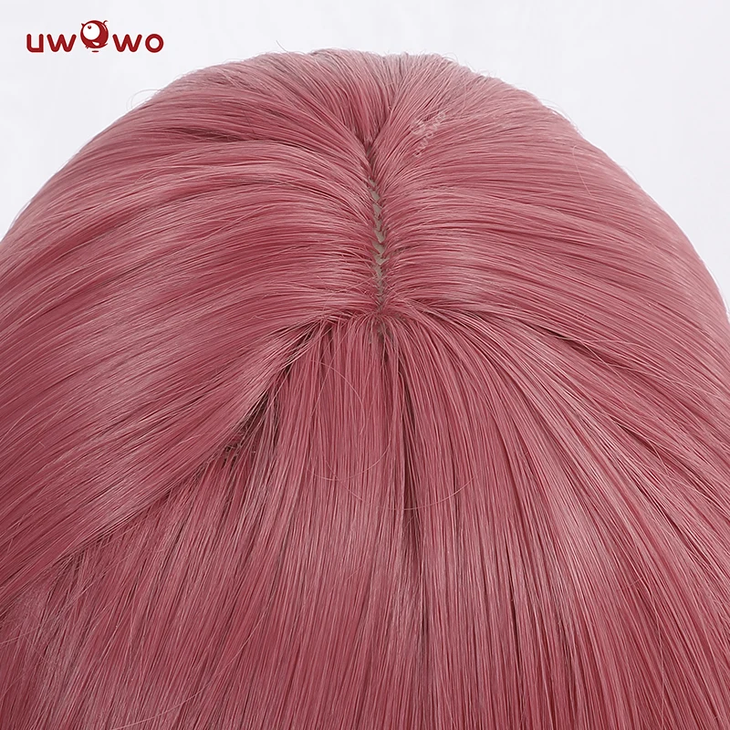 Uwowo Manga Wig Rose Red Hair Cosplay Wig Role Play Wig - Image 4