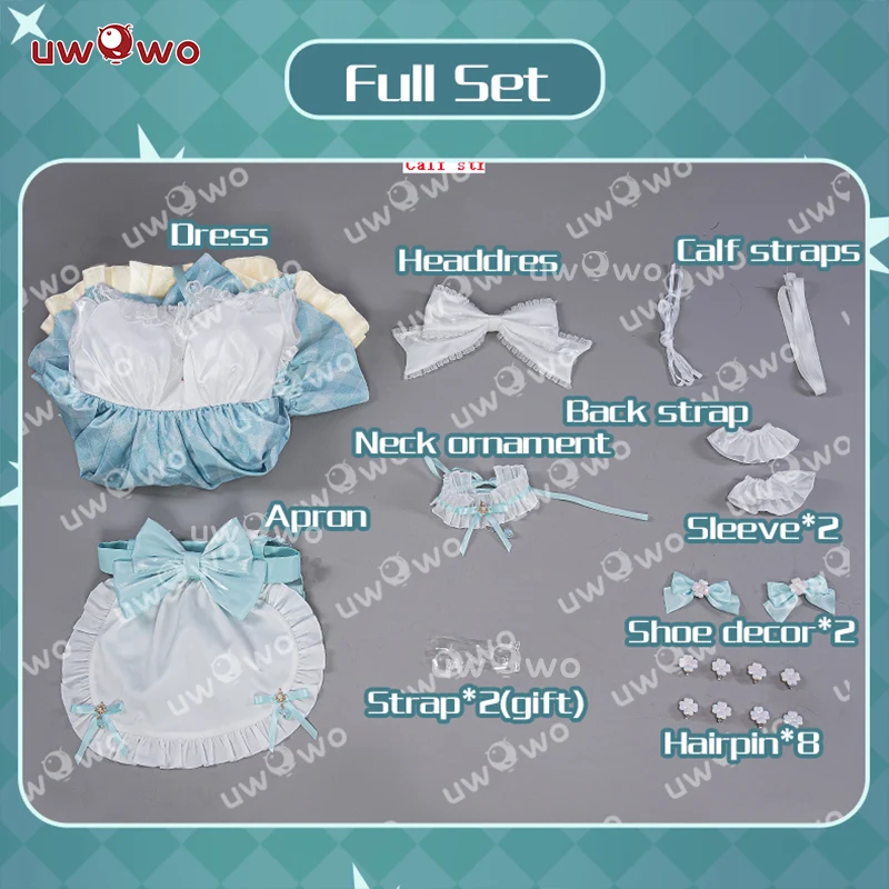 【Clearance Sale】【In Stock】Uwowo V Singer Rakuten Collab Happy 16th Birthday Cosplay Costume - Image 6