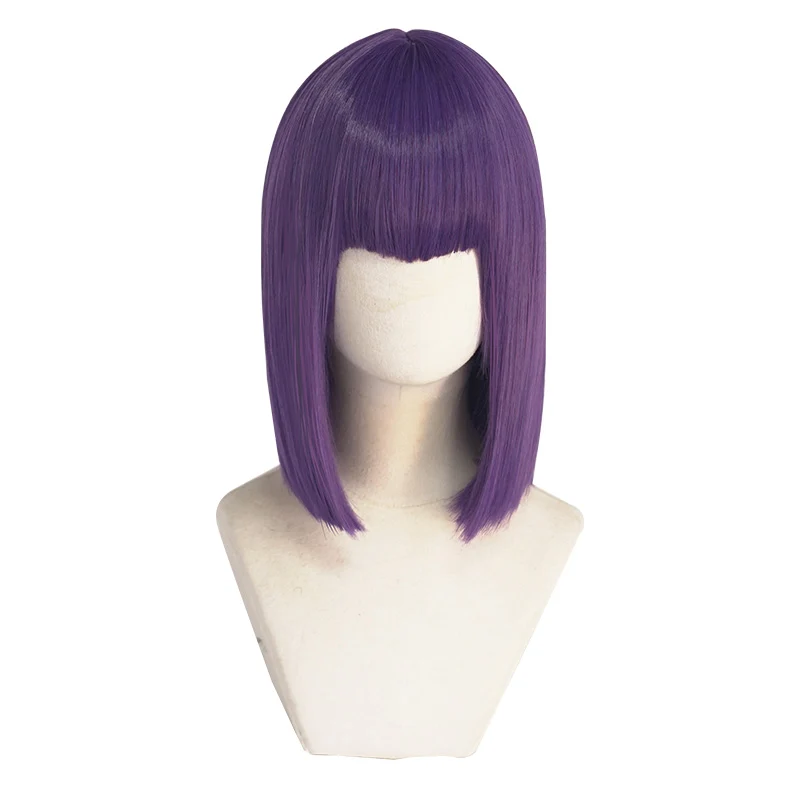UWOWO Shuten Douji Cosplay Wig 35cm Purple Short Hair Fate Grand Order/FGO Wig - Image 5