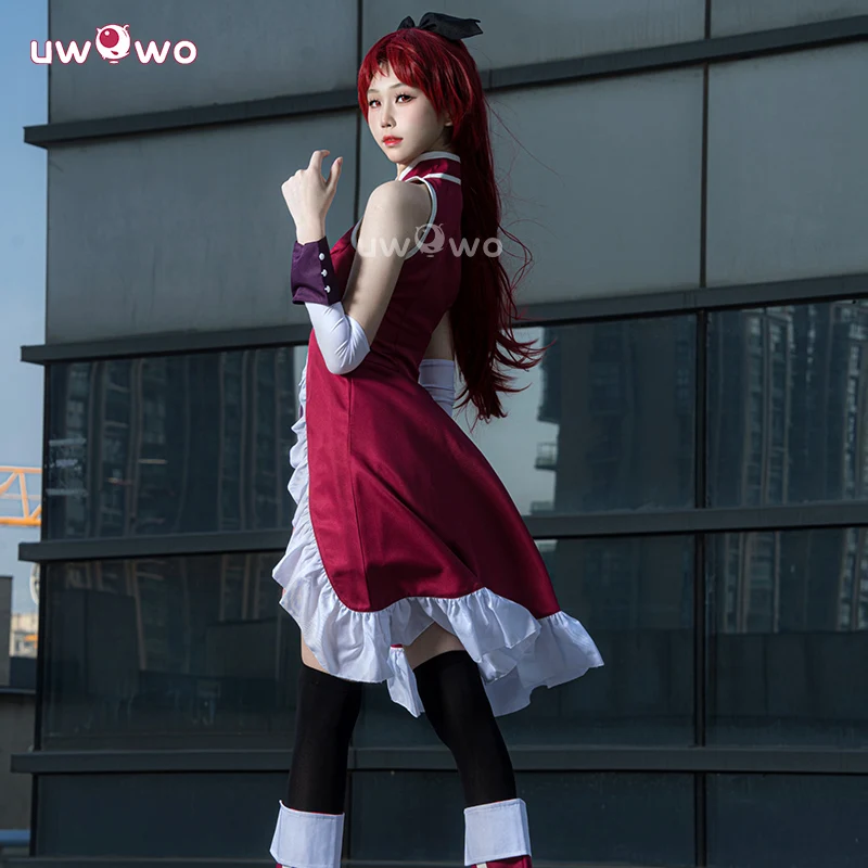Uwowo Collab Series: Up to 4XL Anime Puella Magi Madoka Kyouko Sakura Cosplay Costume - Image 2