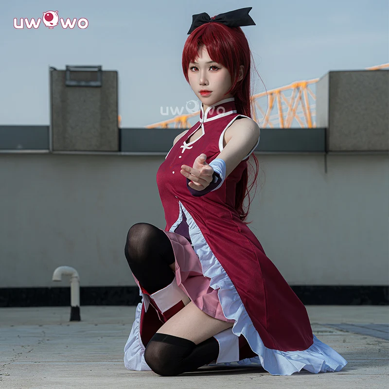 Uwowo Collab Series: Up to 4XL Anime Puella Magi Madoka Kyouko Sakura Cosplay Costume - Image 3