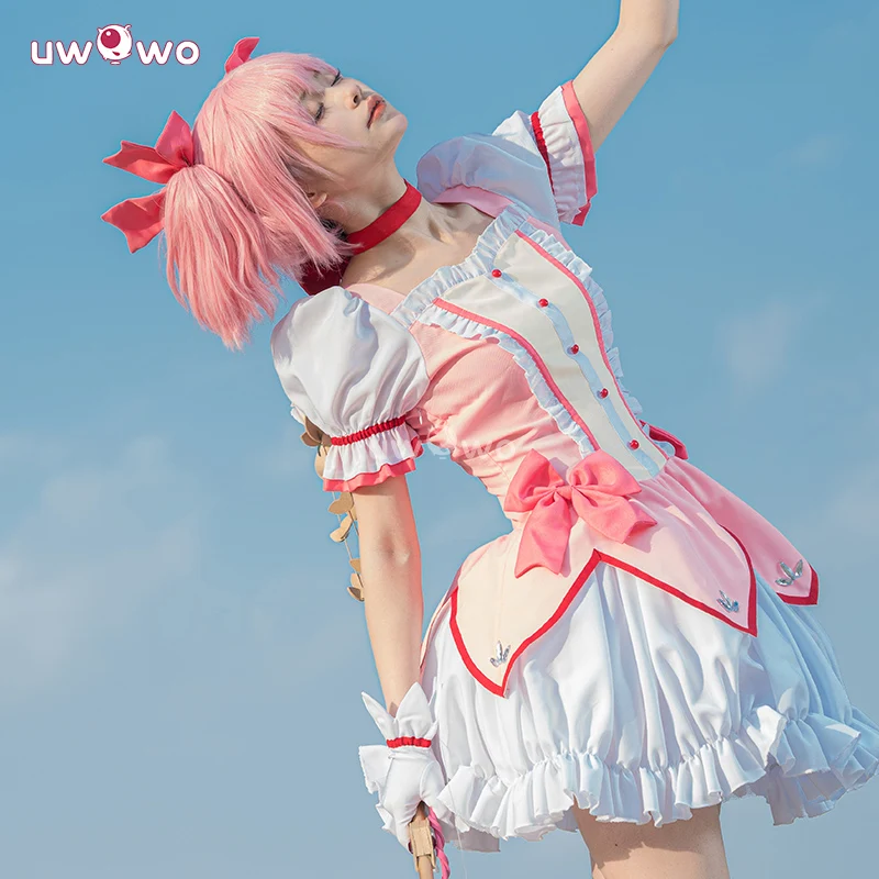 Uwowo Up to 4XL Anime Puella Magi Madoka Magica Kaname Madoka Cosplay Costume - Image 2