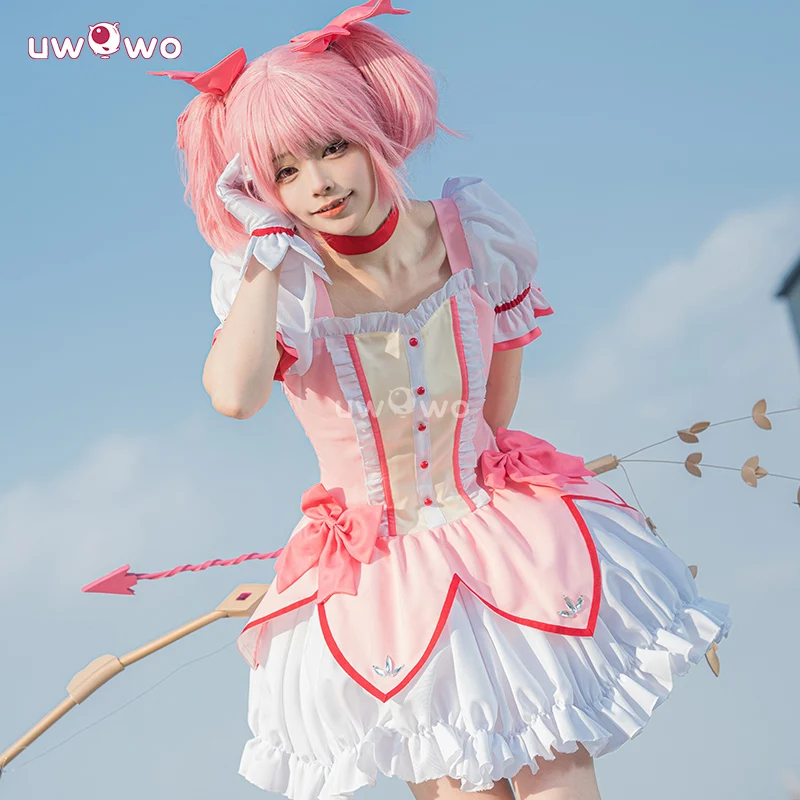 Uwowo Up to 4XL Anime Puella Magi Madoka Magica Kaname Madoka Cosplay Costume - Image 3