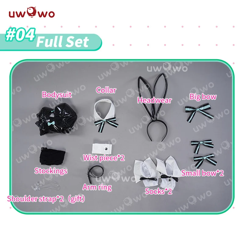 INSTOCK Uwowo V Singer Cute Bunny Cosplay Costume - Image 5