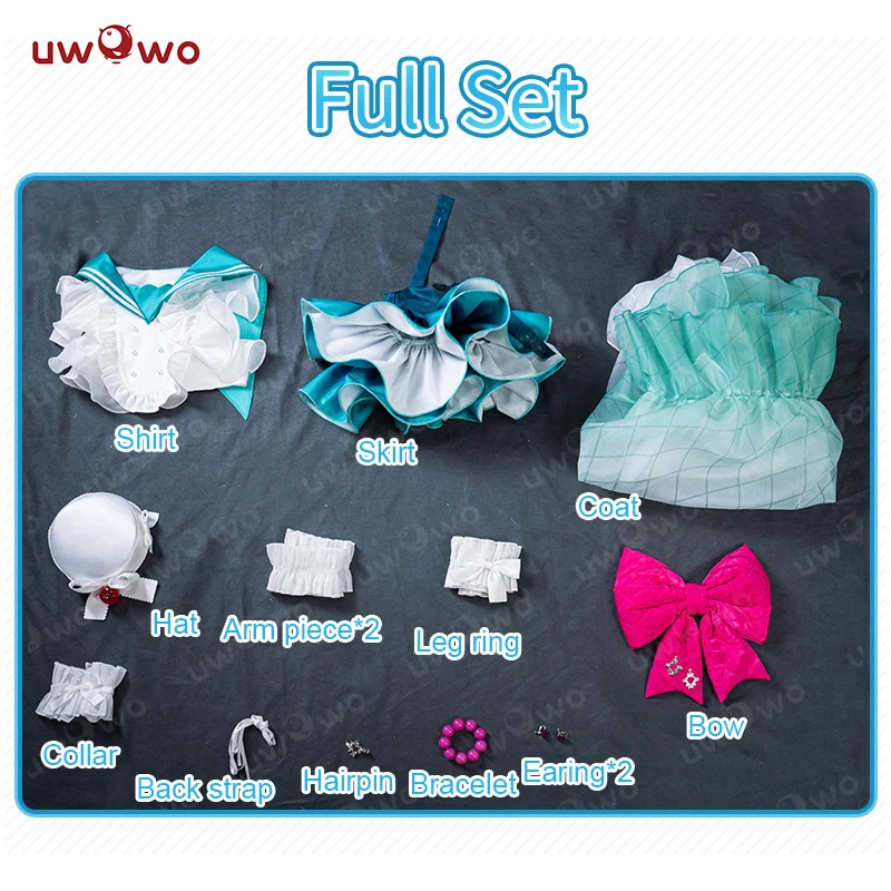 [Last Batch]【In Stock】Uwowo V Singer Melon Soda Float Ver Cosplay Costume - Image 6