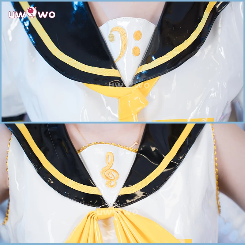 Uwowo V Singer  Rin  Len Twins Cosplay Costume - Image 4