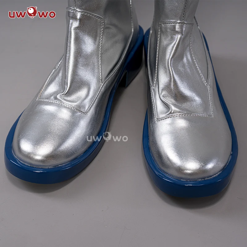 Uwowo V singer Snow Girl Cosplay Shoes Boots - Image 3