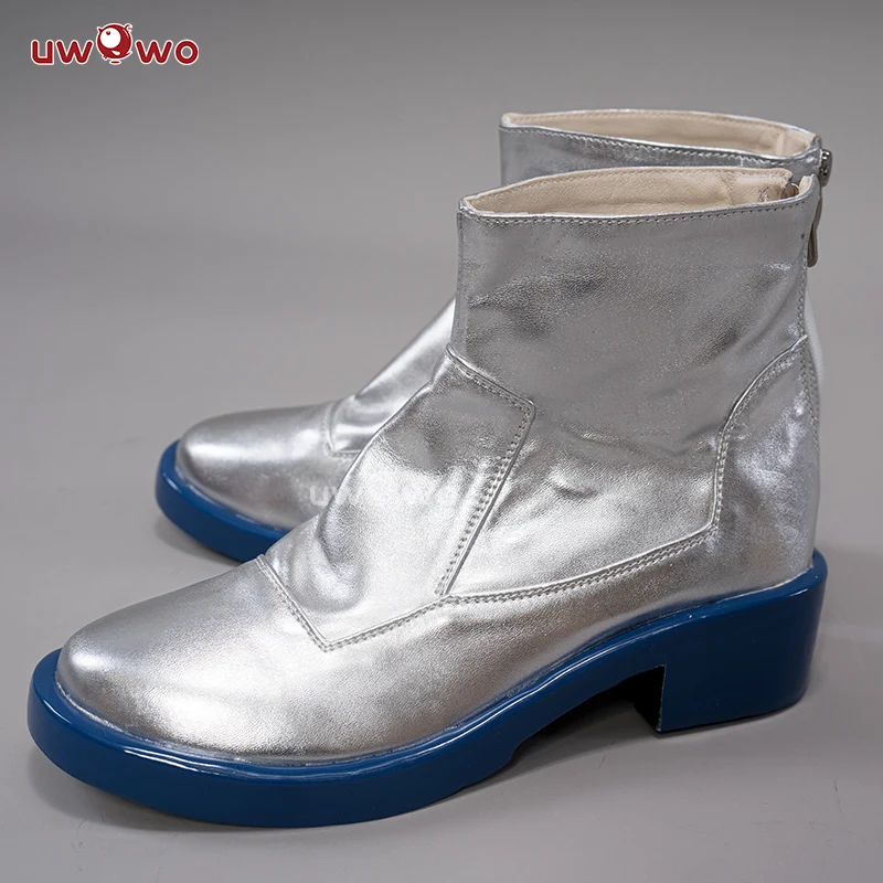 Uwowo V singer Snow Girl Cosplay Shoes Boots - Image 4