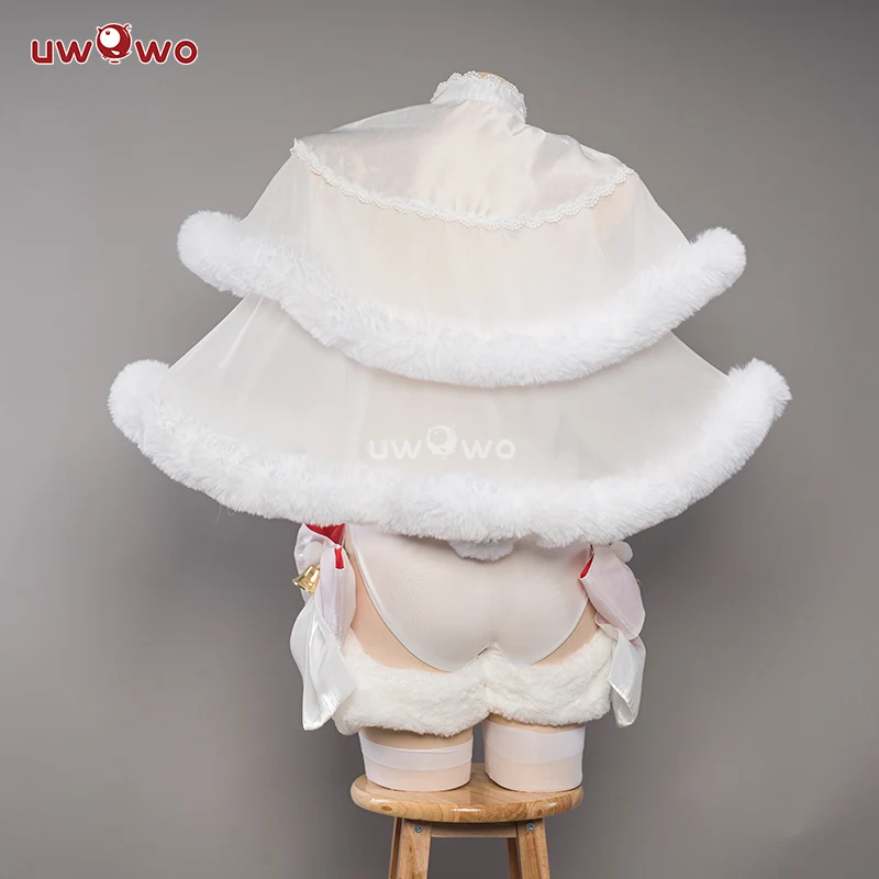 [Last Batch] 【In Stock】Uwowo V Singer SweetSweets Series White Christmas Cosplay Costume - Image 4