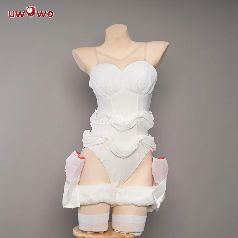 [Last Batch] 【In Stock】Uwowo V Singer SweetSweets Series White Christmas Cosplay Costume - Image 5