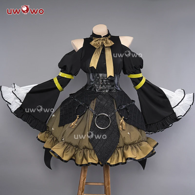 【Clearance】【In Stock】Uwowo V Singer Rascal Collab Witch Gothic Halloween Cosplay Costume - Image 3