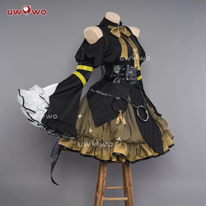 【Clearance】【In Stock】Uwowo V Singer Rascal Collab Witch Gothic Halloween Cosplay Costume - Image 4