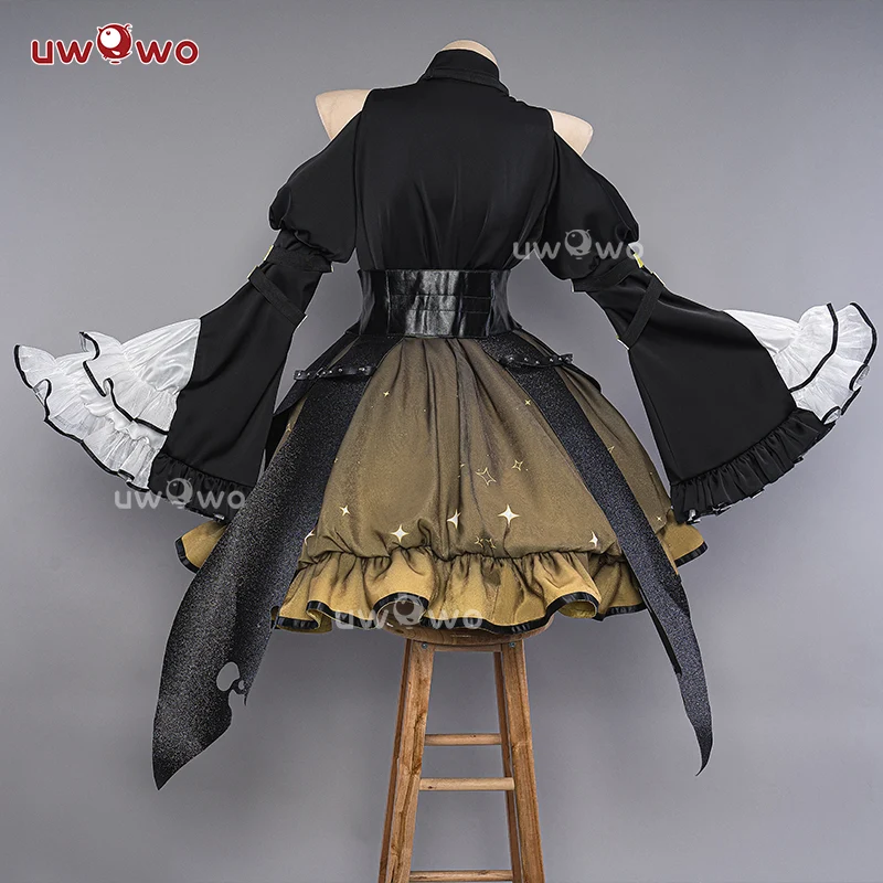 【Clearance】【In Stock】Uwowo V Singer Rascal Collab Witch Gothic Halloween Cosplay Costume - Image 5