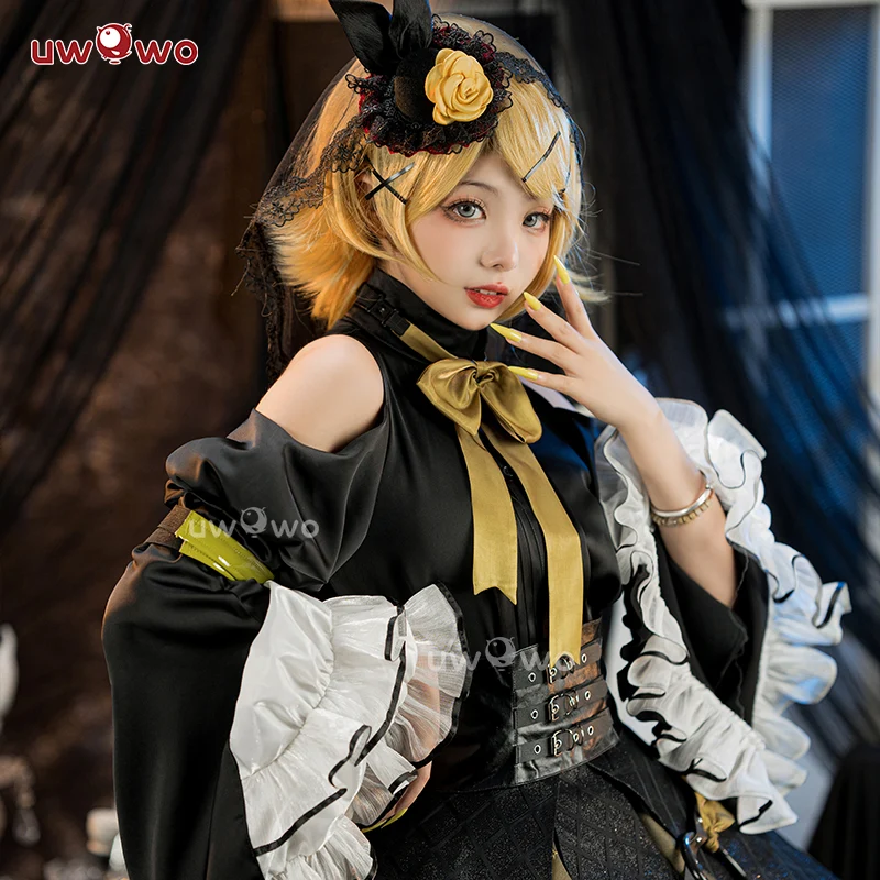 【Clearance】【In Stock】Uwowo V Singer Rascal Collab Witch Gothic Halloween Cosplay Costume - Image 6