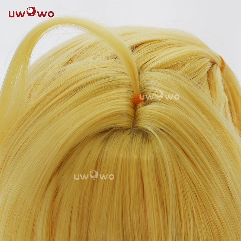 Uwowo Zenless Zone Zero/ZZZ Cissia Thiren Snake Cosplay Wig Long Yellow Hair - Image 5
