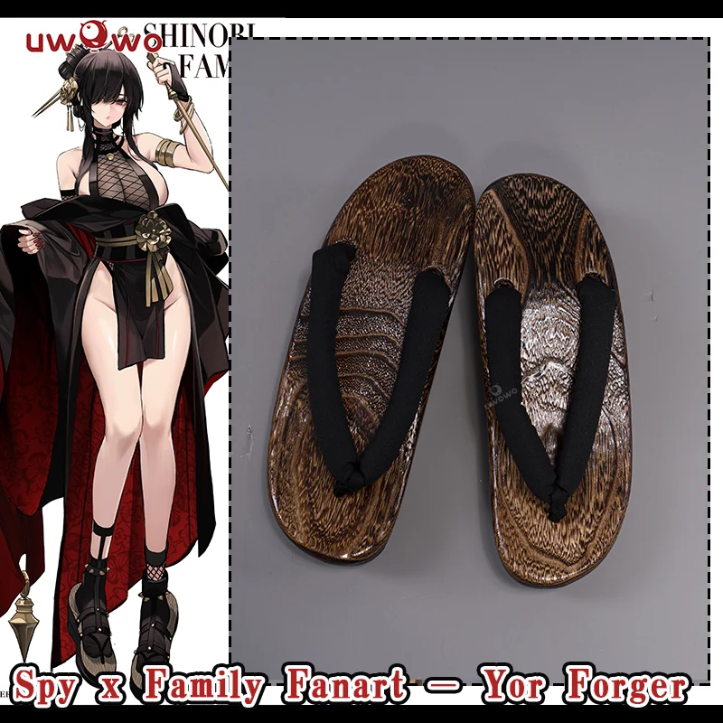 Uwowo Anime Spy x Family Fanart: Yor Forger Shinobi Assassin Cosplay Shoes