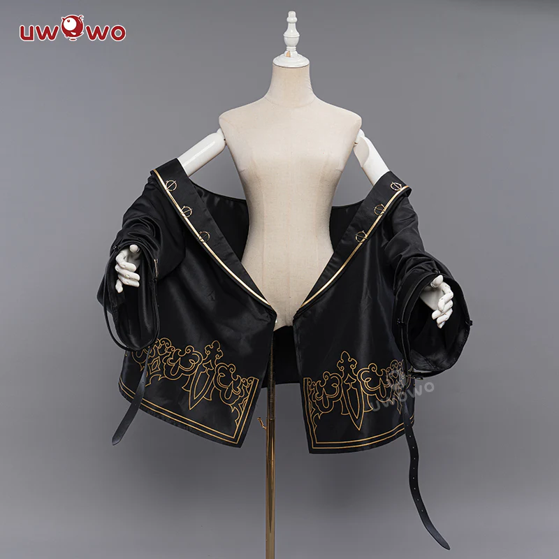 INSTOCK Uwowo Nier: Automata 2B Officer Uniform Sexy Fanart Cosplay Costume S-2XL - Image 4